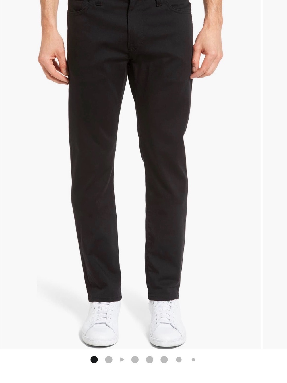 Men's 34 Heritage Relaxed Fit Black Jeans - 38x32